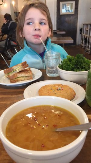 Lunch with my girl at From Seed to Sprout in Avon By The Sea