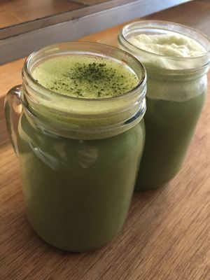 Matcha (hot and iced) at From Seed to Sprout in Avon By The Sea