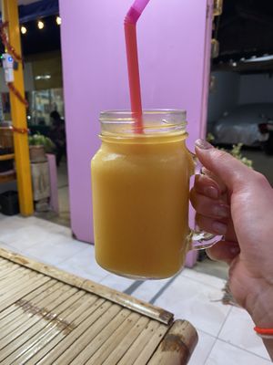 Passion mango smoothie  #Veganuary at Pink Orchid in Koh Samui