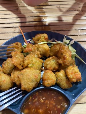 Veg fritter  #Veganuary at Pink Orchid in Koh Samui