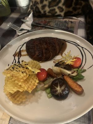 Beetroot Seitan  at La Vegarie in Hanoi
