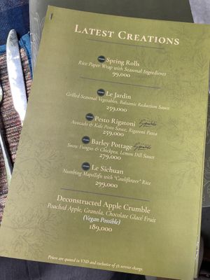 New   at La Vegarie in Hanoi