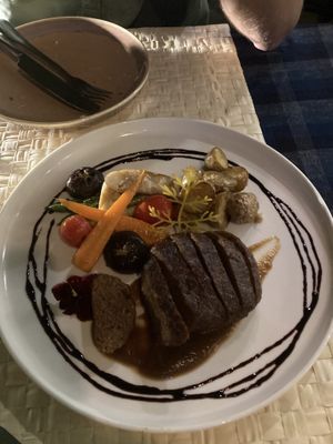 Beetroot seitan   at La Vegarie in Hanoi