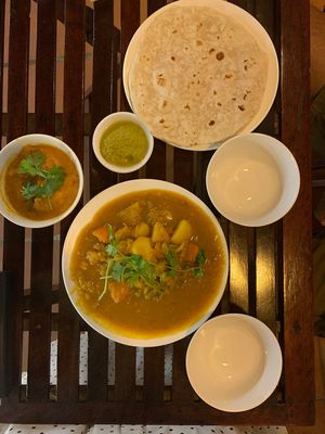 Indian Thali at Karma Waters in Da Nang