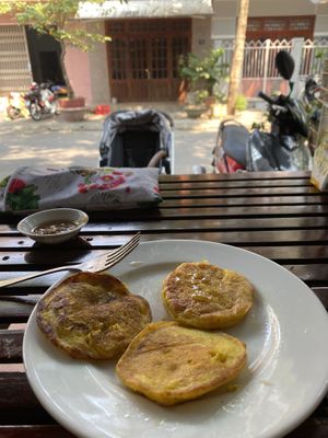 Banana Rice Pancakes at Karma Waters in Da Nang