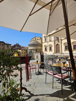 View from the table at Essenza Dario e Anna - dal 1964 in Arezzo
