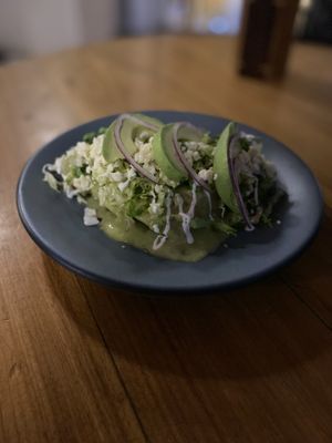 Fried taco’s  at Yerbabuena del Sisal in Valladolid