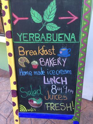 Vegan options  at Yerbabuena del Sisal in Valladolid