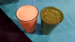 smoothies at Yerbabuena del Sisal in Valladolid