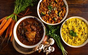 15 euros - stew - glass of wine plus bread! at Blackwoods - Pop Up in Amsterdam