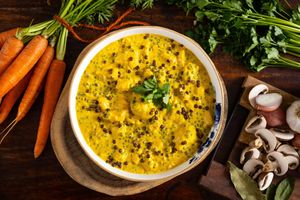 15 euros - stew - glass of wine plus bread! at Blackwoods - Pop Up in Amsterdam