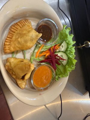 Vegetable samosa at Elohim Asian Fusion Restaurant in Funchal