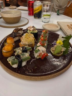 Combinado vegano at Gurumê Leblon in Rio De Janeiro