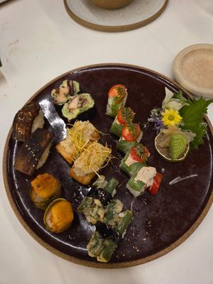 Combinado vegano at Gurumê Leblon in Rio De Janeiro