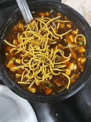 Large Vegan Manchow Soup   at Momo Hub in Brampton