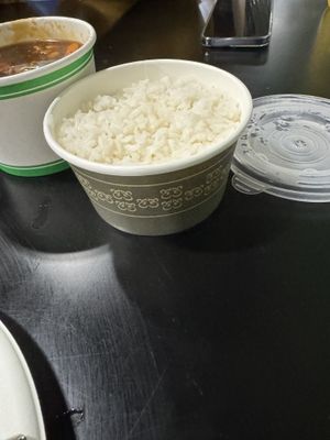 Complimentary steamed rice with any dishh  at Momo Hub in Brampton