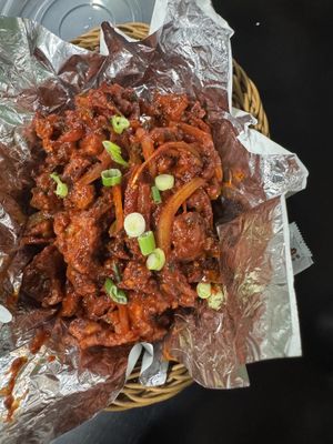 Vegan Cauliflower 65 - 5/5 consistently good #Veganuary at Momo Hub in Brampton