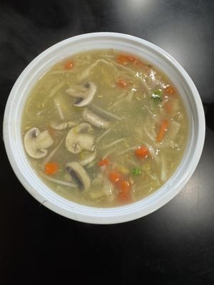 Vegan Sweet Corn Soup 5/5*  at Momo Hub in Brampton