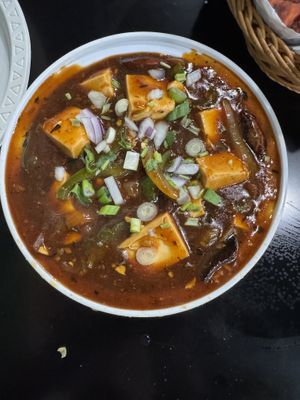 Vegan Tofu Manchurian-(made by request without fried tofu) 5/5*  at Momo Hub in Brampton