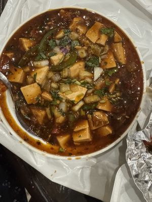 Tofu Chilli - Vegan  at Momo Hub in Brampton