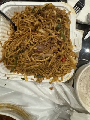 Veggie Hakka Noodles - Vegan  at Momo Hub in Brampton