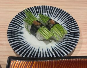   at Kizuna Sushi in Tokyo