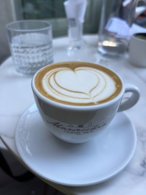 Cappuccino oat milk   at Marsecchia Coffee Shop in Rijeka