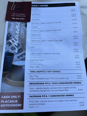   at Marsecchia Coffee Shop in Rijeka