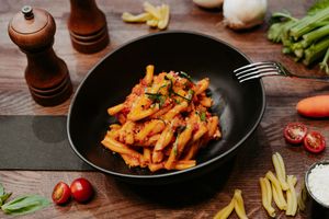 Casarecce Pasta with a typical italian Bolognese Sauce. Just tastier and more comforting than what you are used to! at Primo Pasta Amsterdam in Amsterdam
