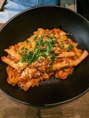 Bolognese with gluten free pasta at Primo Pasta Amsterdam in Amsterdam