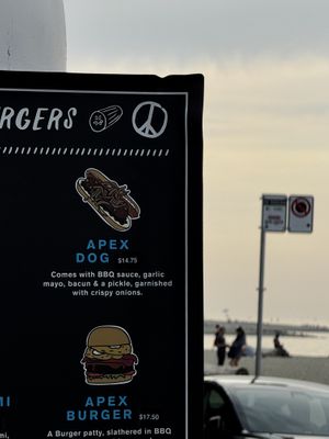 I got the apex dog  at Chickpea Food Truck in Vancouver