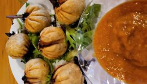 Veg Momos at Rajput Indian Eats in Chesapeake