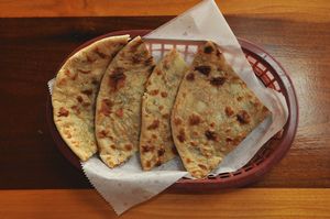 Potato Pratha at Rajput Indian Eats in Chesapeake