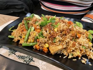 Spicy fried rice   at EatHappy Vegan - Rosenhoff in Oslo