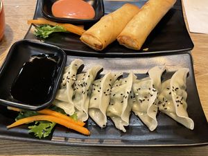 Steamed dumplings  at EatHappy Vegan - Rosenhoff in Oslo