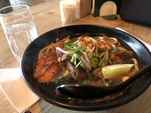 C3. Banh Canh Soup  at EatHappy Vegan - Rosenhoff in Oslo