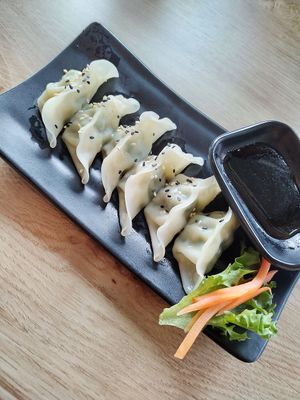 Dumplings at EatHappy Vegan - Rosenhoff in Oslo