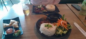 The food was great! at EatHappy Vegan - Rosenhoff in Oslo