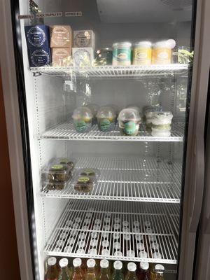 One side of the fridge - kala mai for not taking a pic of the juice side!  at WildKind in Honolulu