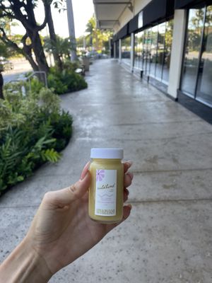 Lil wellness shot - perfect pick me up after my afternoon run + grocery shop!  at WildKind in Honolulu