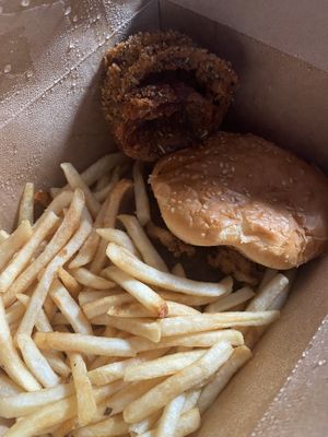 Town burger  at The Happy Hooligans in San Jose