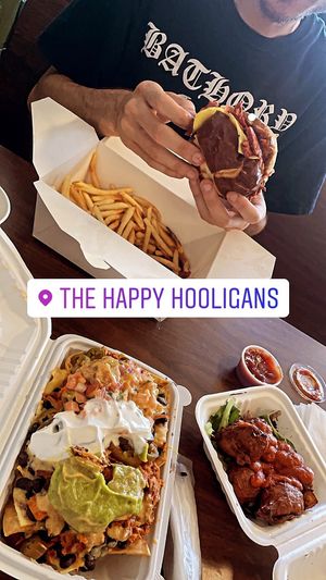 Wings, nachos with jackfruit, Reuben sandwich  at The Happy Hooligans in San Jose