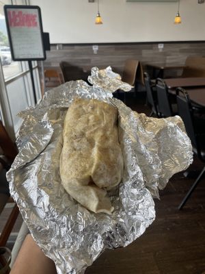 Breakfast Burrito: huge, but mostly tater tots, & didnt have avocado like it said it would  at The Happy Hooligans in San Jose