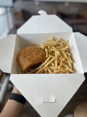 Backyard BBQ Burger: bland & heavy, flavor came from bbq sauce alone  at The Happy Hooligans in San Jose