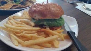 dream burger at The Happy Hooligans in San Jose