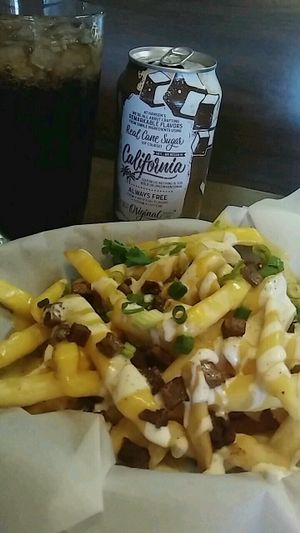 Bacon ranch cheese fries at The Happy Hooligans in San Jose