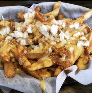 Chili cheez fries at The Happy Hooligans in San Jose
