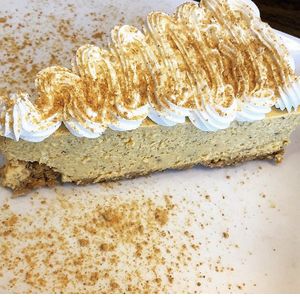 Pumpkin cheesecake at The Happy Hooligans in San Jose