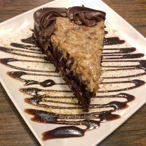 German chocolate cake  at The Happy Hooligans in San Jose