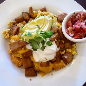 Breakfast bowl at The Happy Hooligans in San Jose